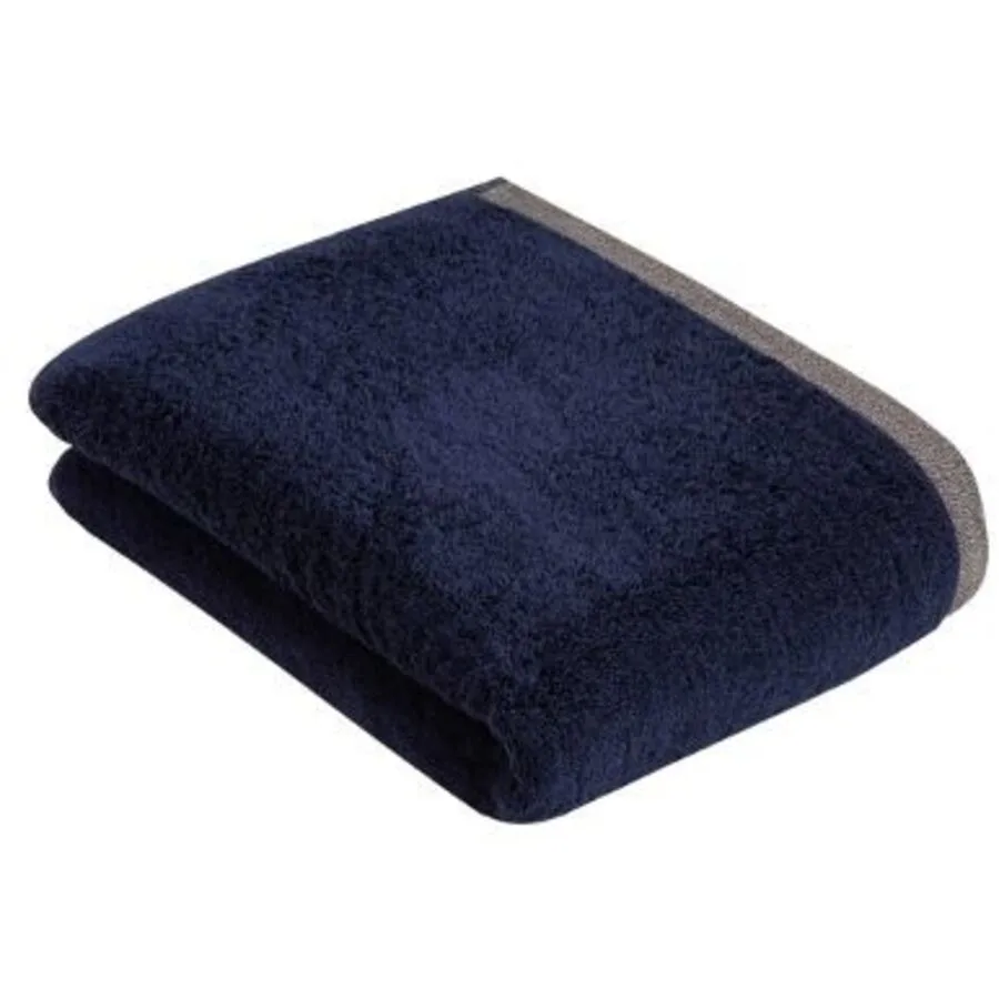 Bugatti Duschtuch Prato Marine Blau Baumwolle