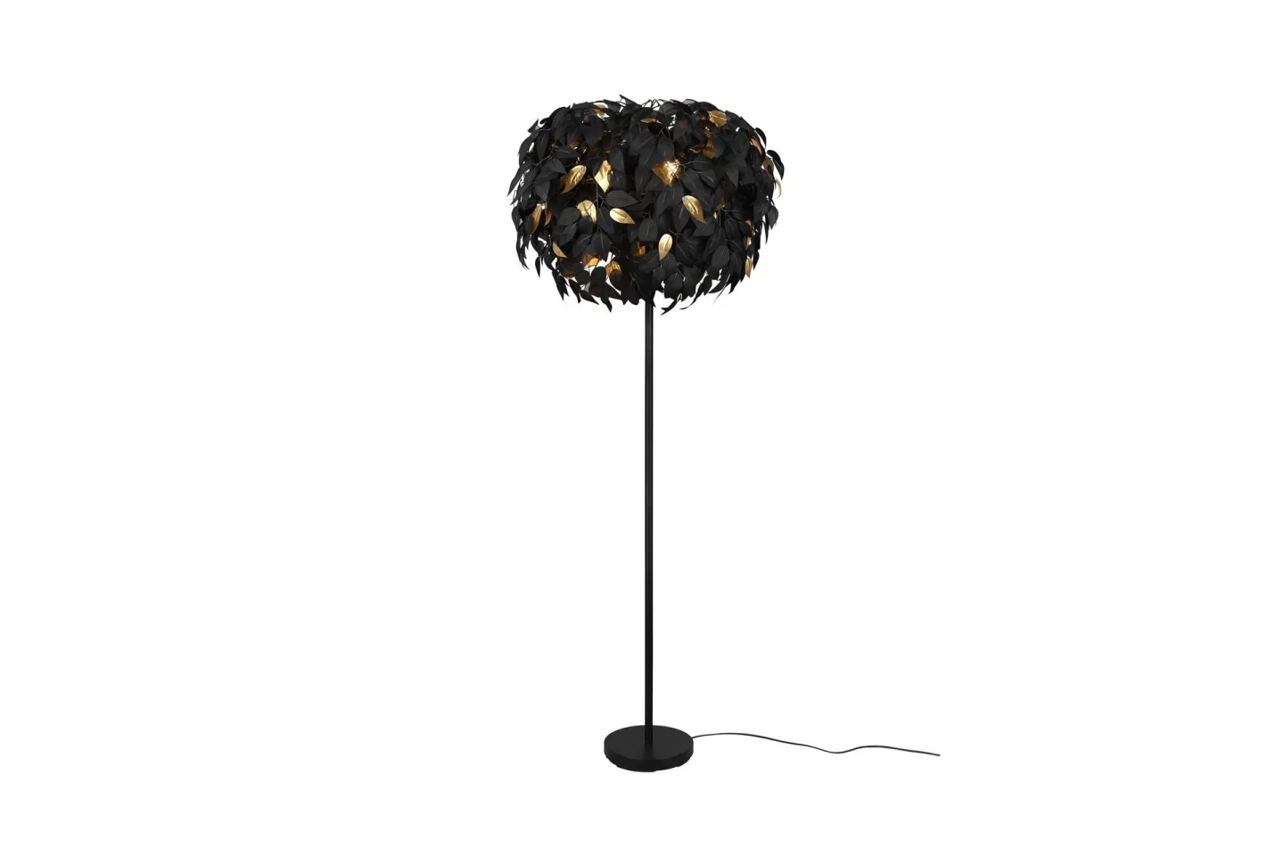 Leavy Golvlampa 3xE14 mattsvart - Matt svart