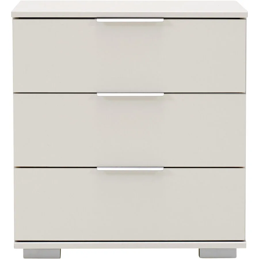 Nachttisch Peyton A weiss Holzwerkstoff B 52 H 58 cm