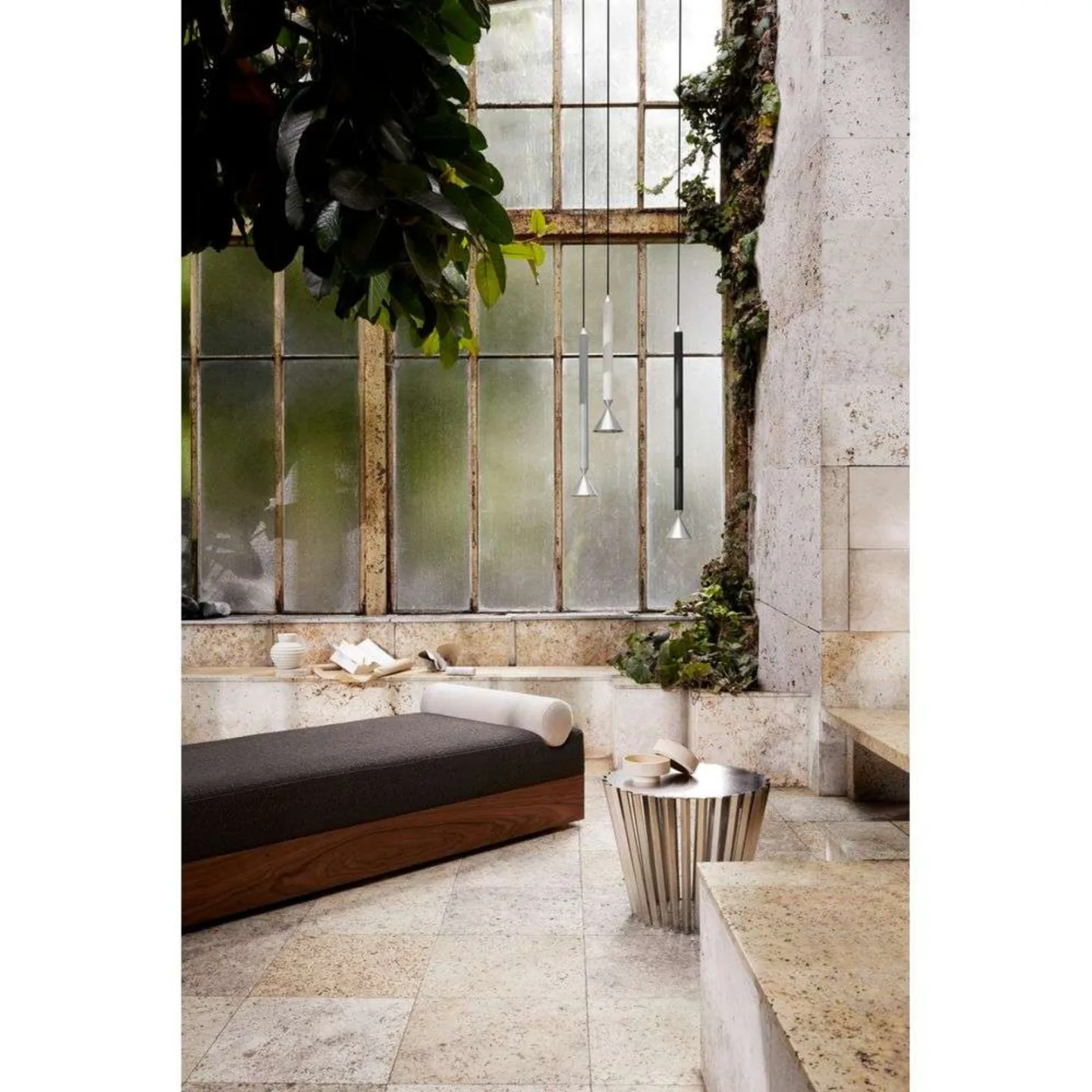 Apollo 59 Pendel Light Grey/Polished Aluminium - Pholc - Stue