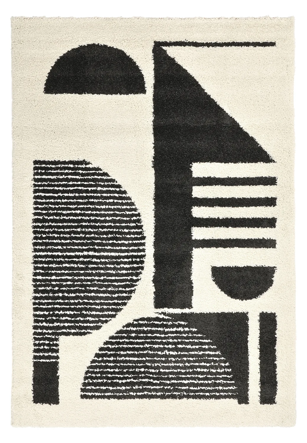 Ryetepper - Maron (svart/hvitt) (Størrelse: 80 x 250 cm)