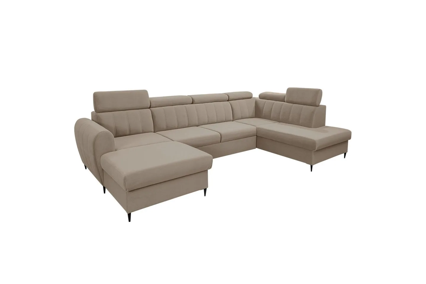 Hoffman Soffa med Divan och Schäslong 4-sits - Beige