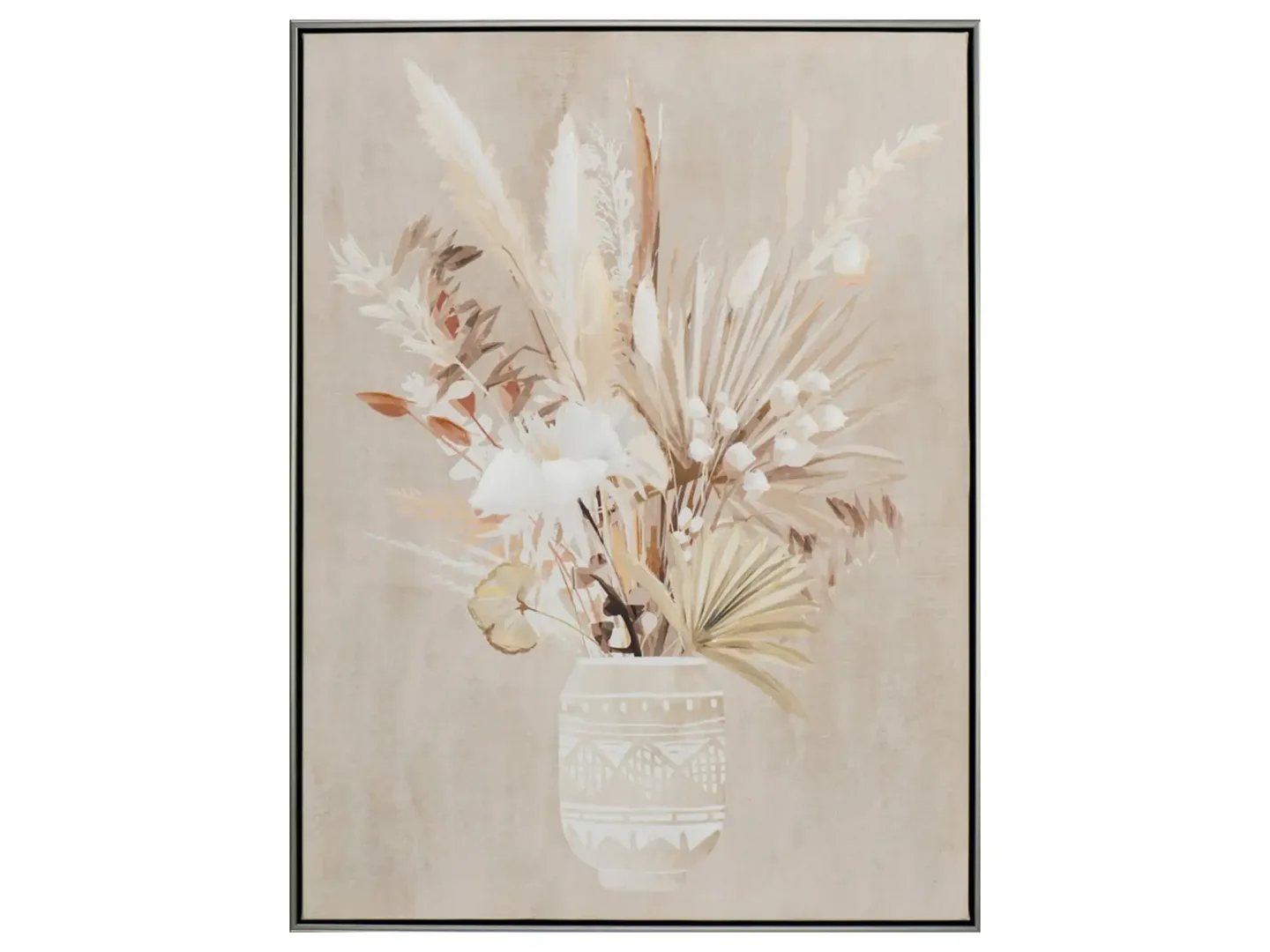 image LAND Bild mit Rahmen Trockenblumen in Vase 1 | Schubiger Möbel