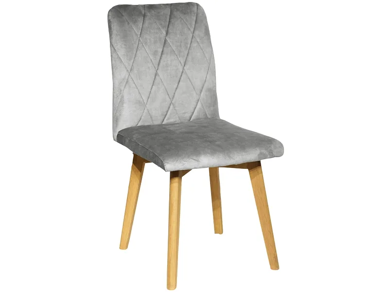 Stuhl BREST Stoff grau