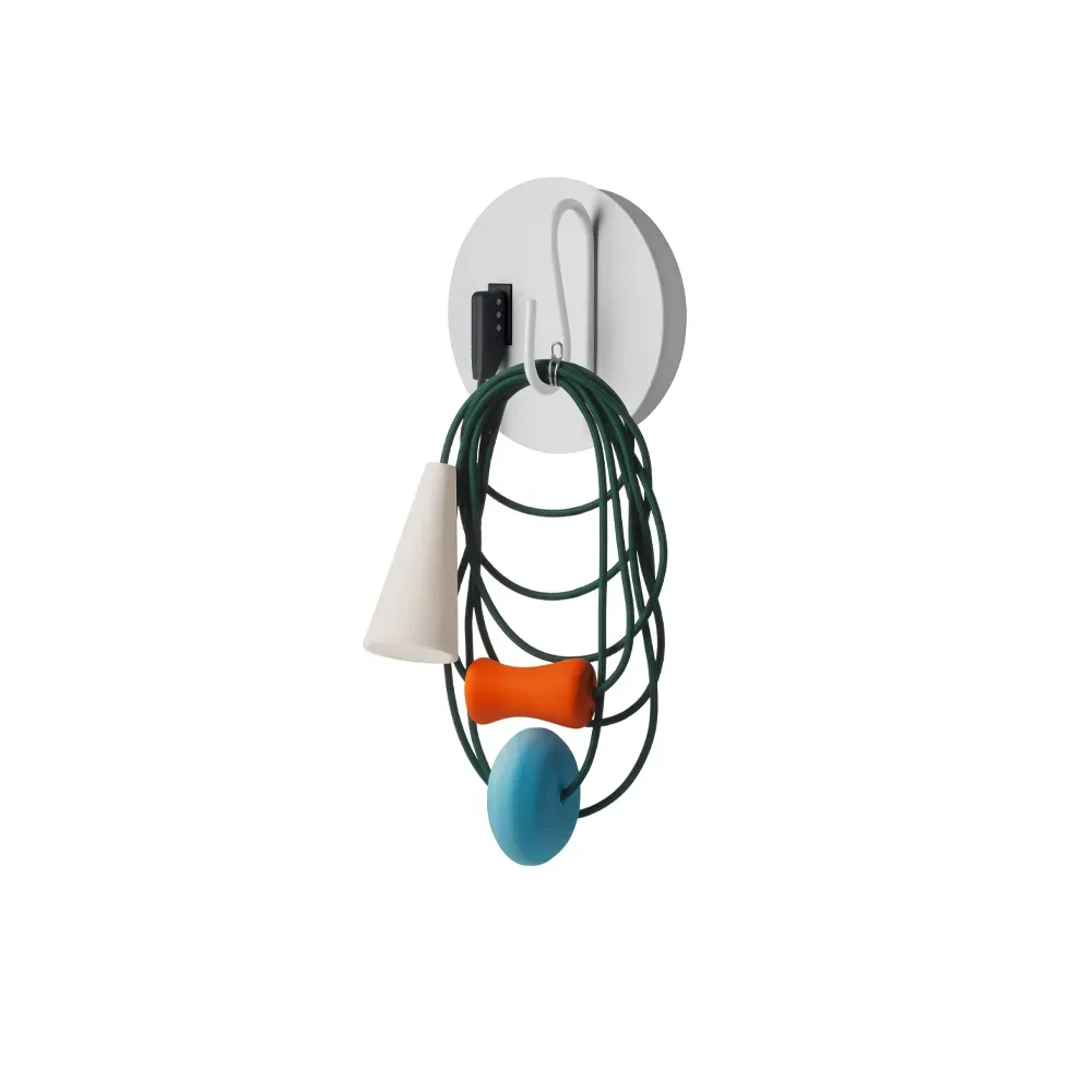 Foscarini Filo vägglampa vit, teodora