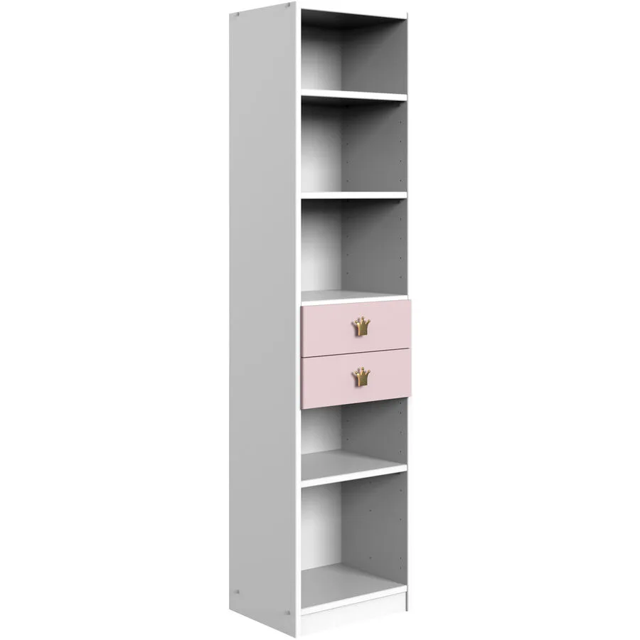 Regalzubehör Cindra weiss/rosé Holzwerkstoff B 48 H 197 cm