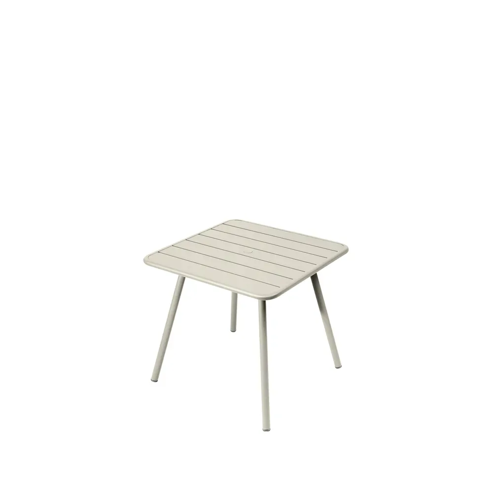 Fermob Luxembourg bord 80x80 cm Clay grey (grå)