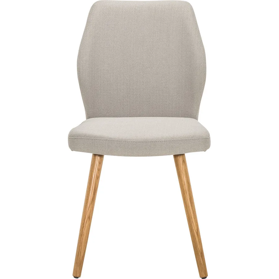 Stuhl Elonie chrom Stoff/Holz