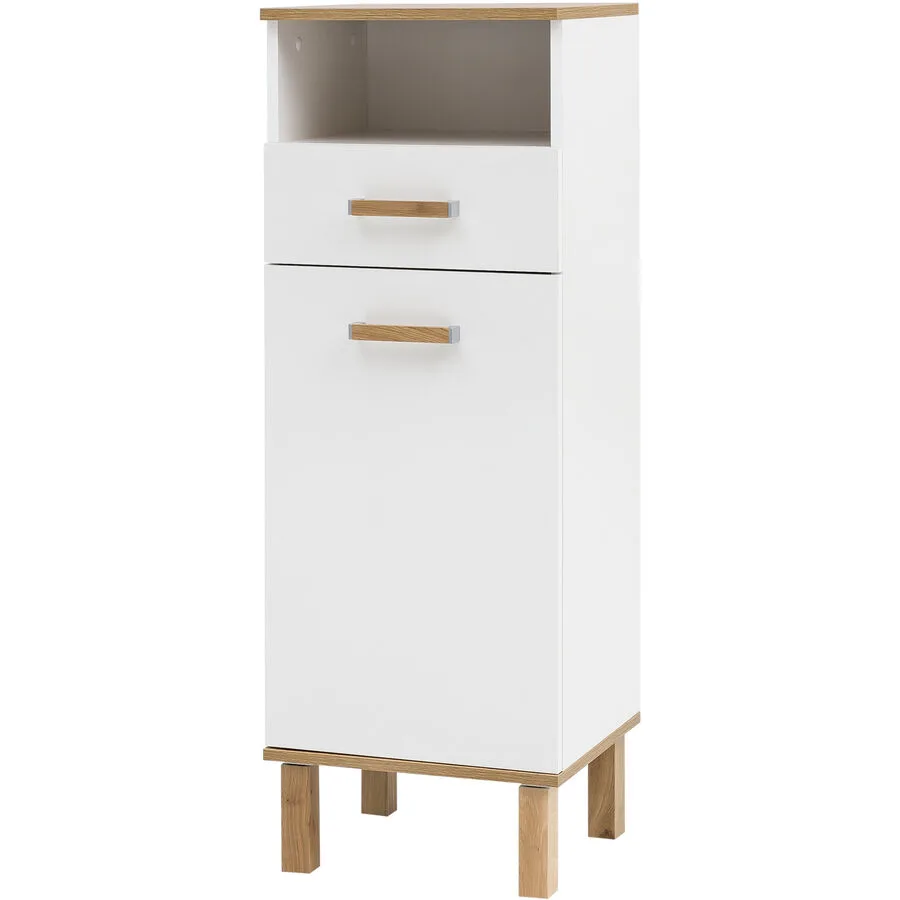 Highboard Luise Eiche Nachbildung Holzwerkstoff B 40 H 115 cm