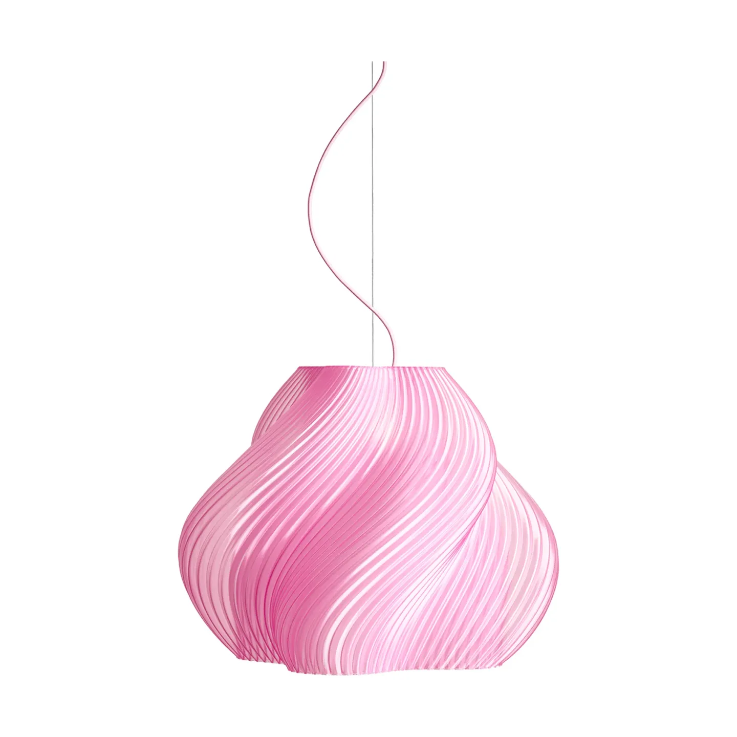 Crème Atelier Soft Serve pendel Rose sorbet-chrome, Mega, 60 cm