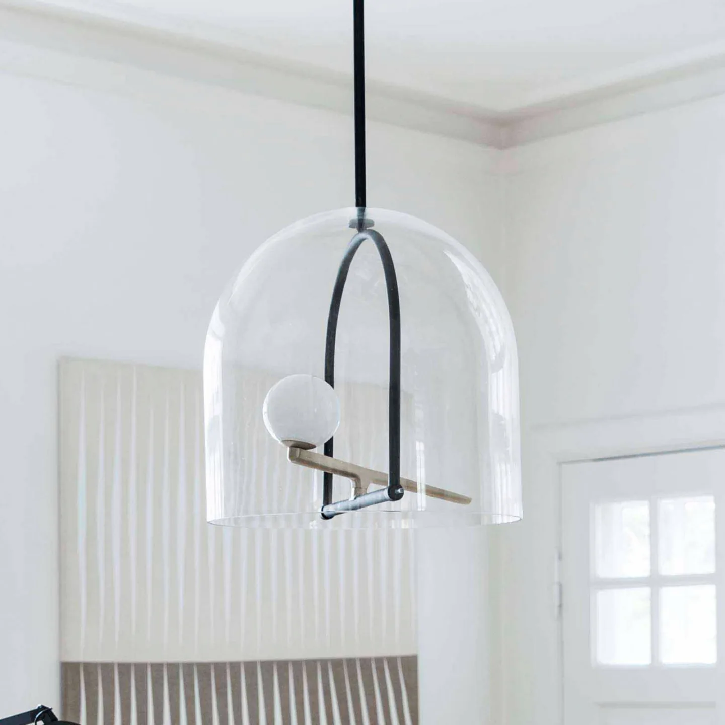 Yanzi S Pendel - Artemide - Stue - Design - Glas - Med én lyskilde