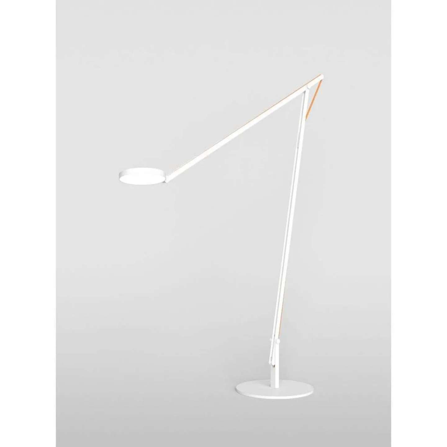 String XL Gulvlampe Matt White/Orange - Rotaliana - Stue - Aluminium