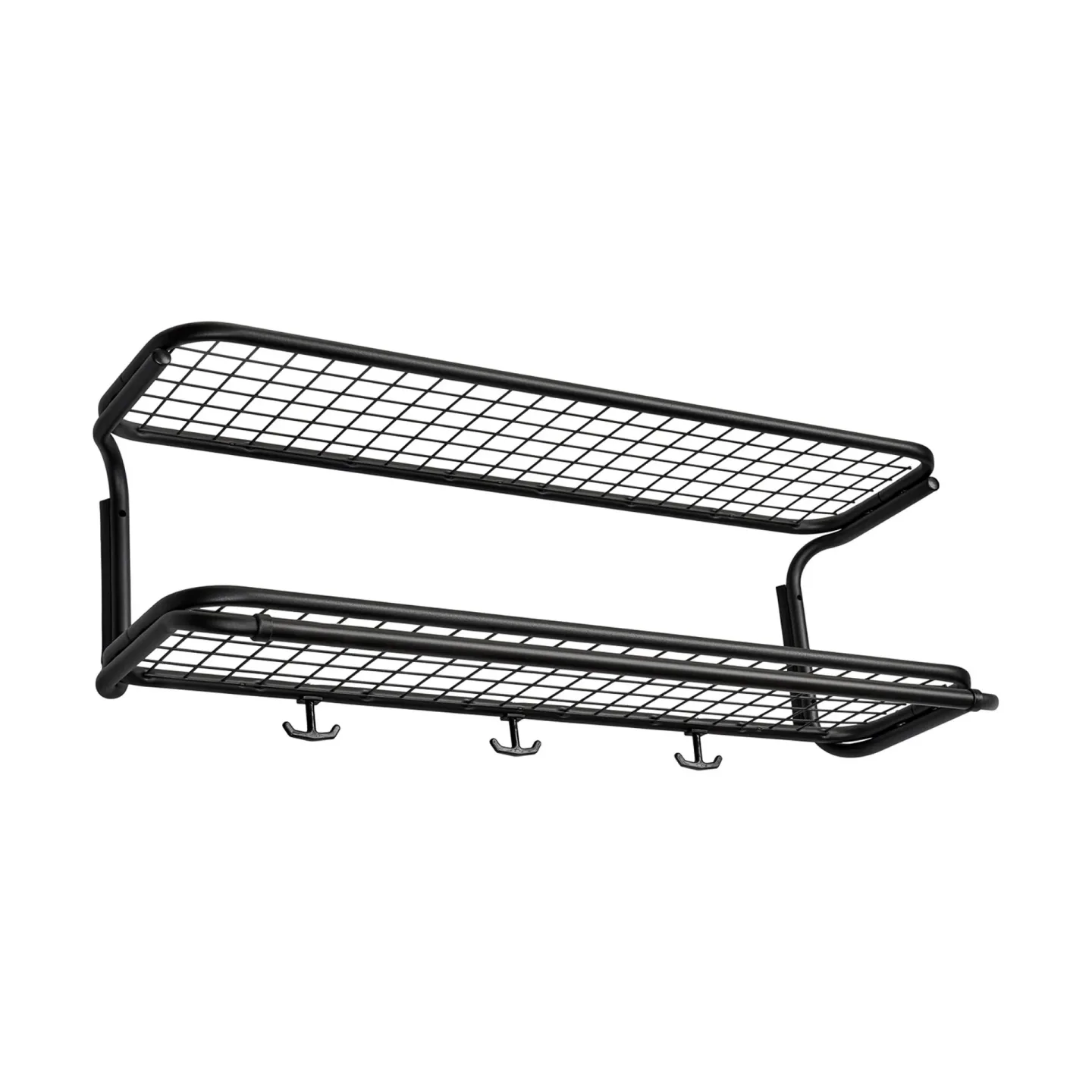 Essem Design Classic 650 hatthylla svart/svart, 2 plan, 80 cm