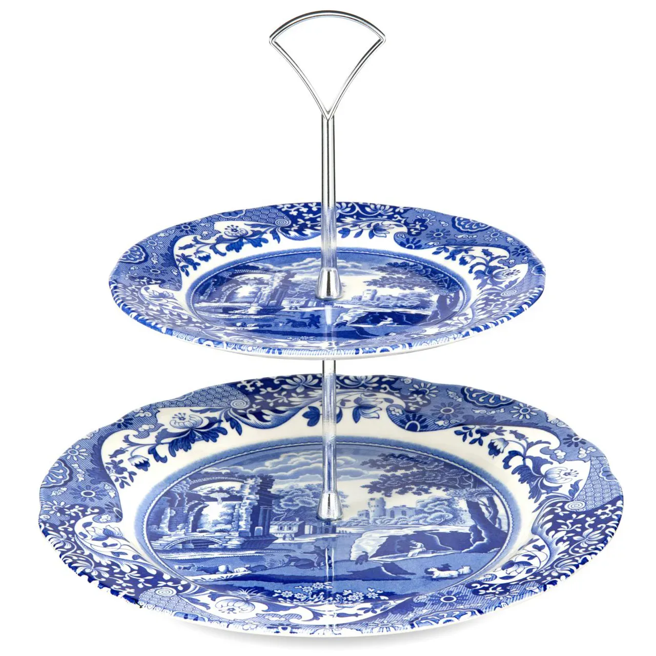 Blue Italian kakfat blå/vit