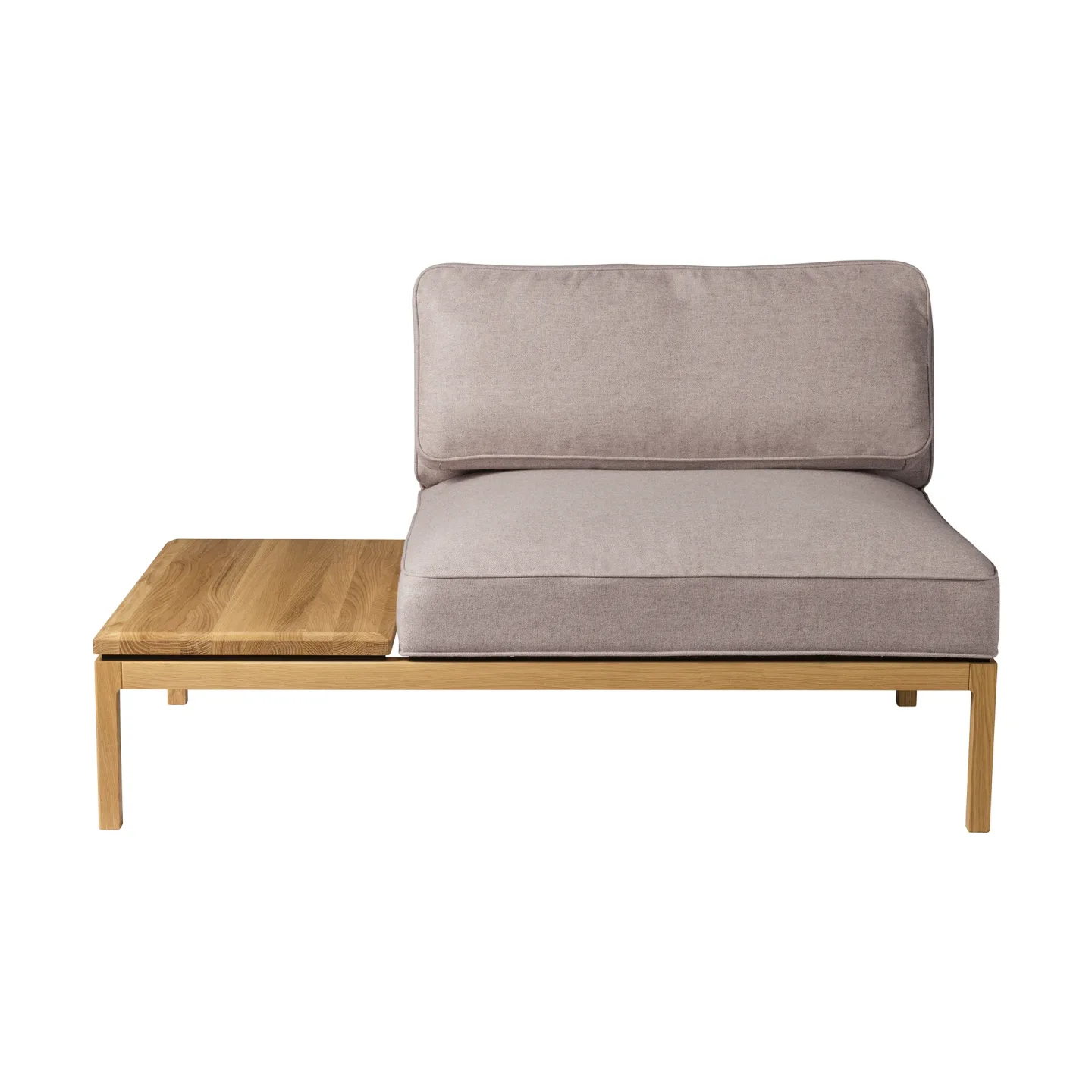 FDB Møbler L37 7-9-13 Sofamodul Tisch links 130 cm Stone-lacquered oak