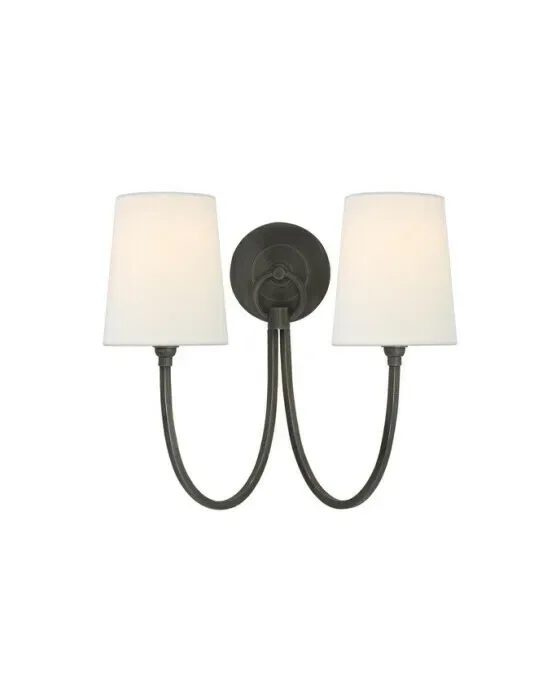 Reed Double Sconce Bronze