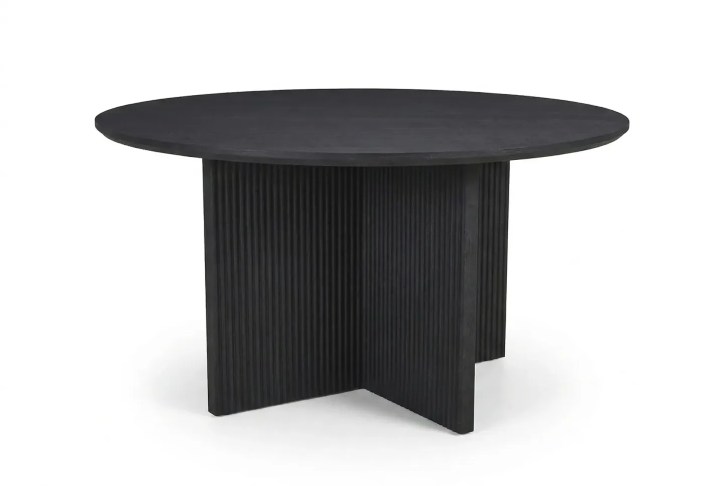 Edda Soffbord Rund 85 cm - Svart