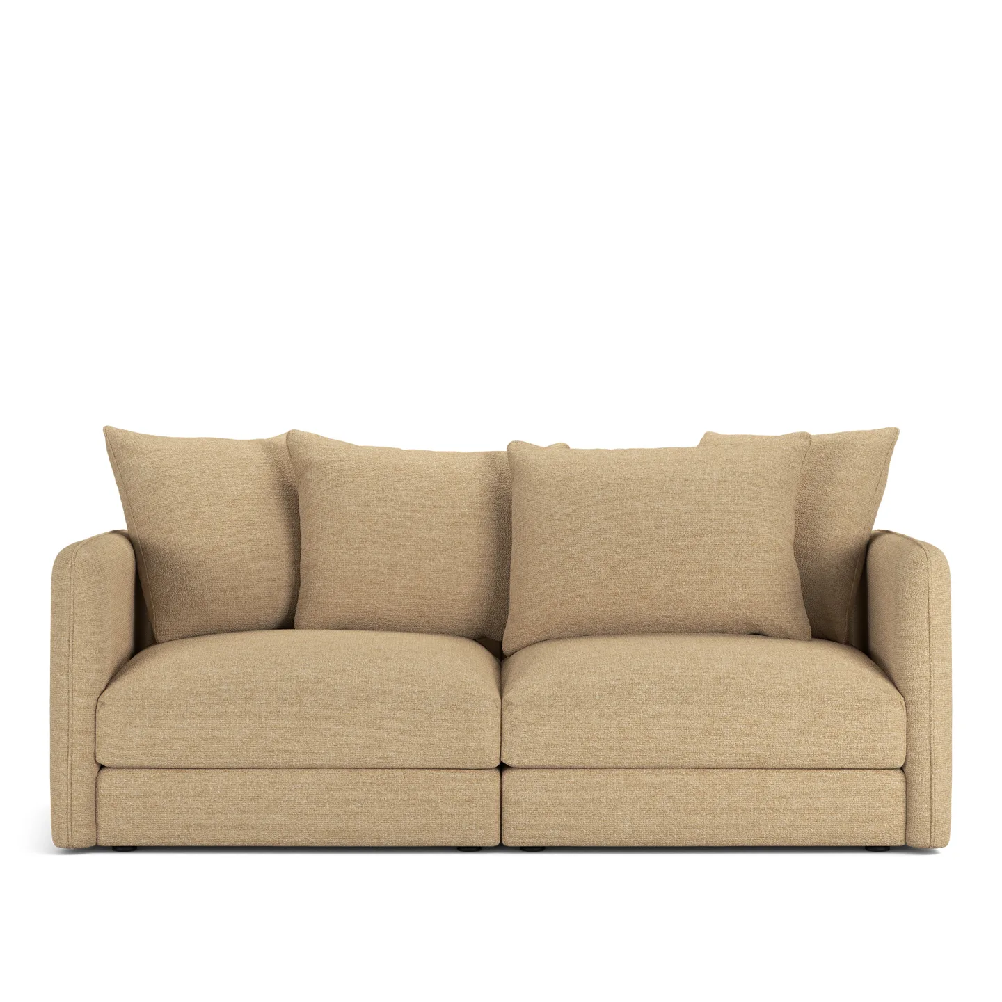 NOGA - Pavarotti 2-Seater, Removable Cover, Cushion Variant 01, Lucinasco 03 - Soffor - Beige