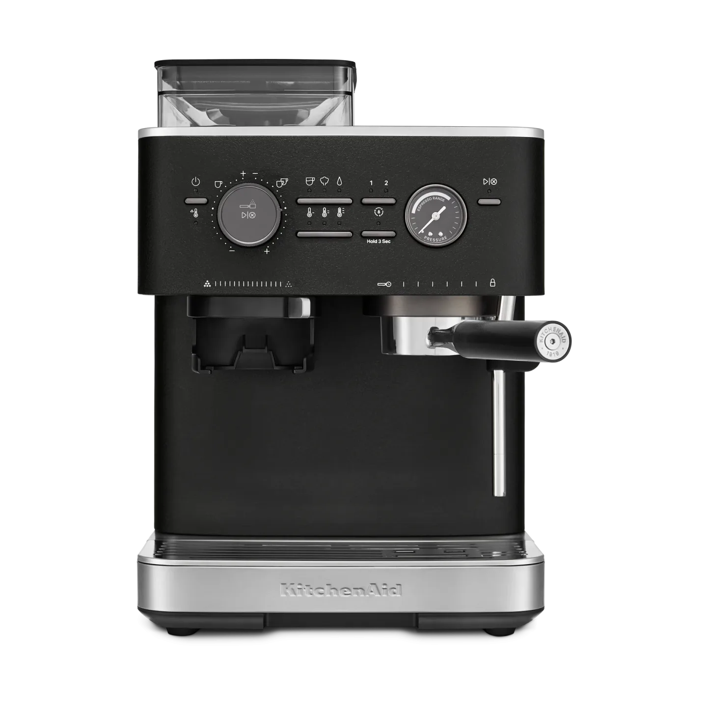 KitchenAid KitchenAid halbautomatische Espressomaschine mit Mühle Cast iron black