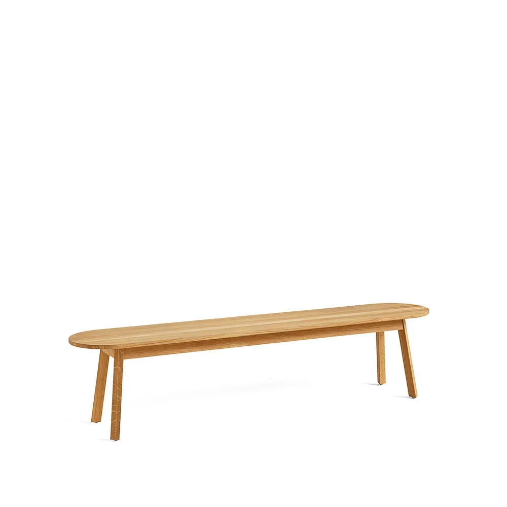 HAY Triangle Leg Bank geölte Eiche, 200 cm