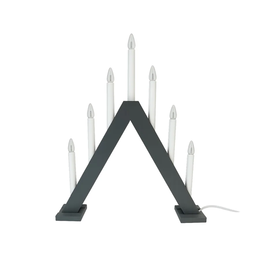Pixie Design - Nova 7 - Adventsljusstake - Grå