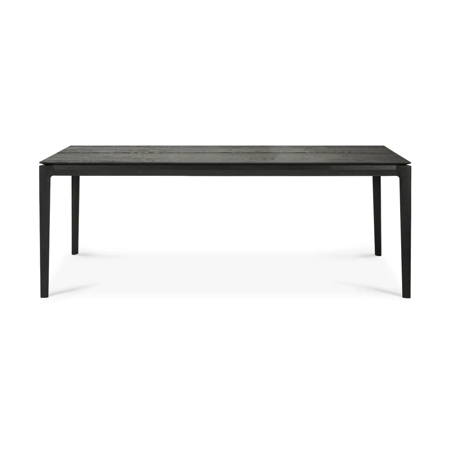 Ethnicraft Bok utdragbart matbord Svartlackerad ek, 100x200/300 cm