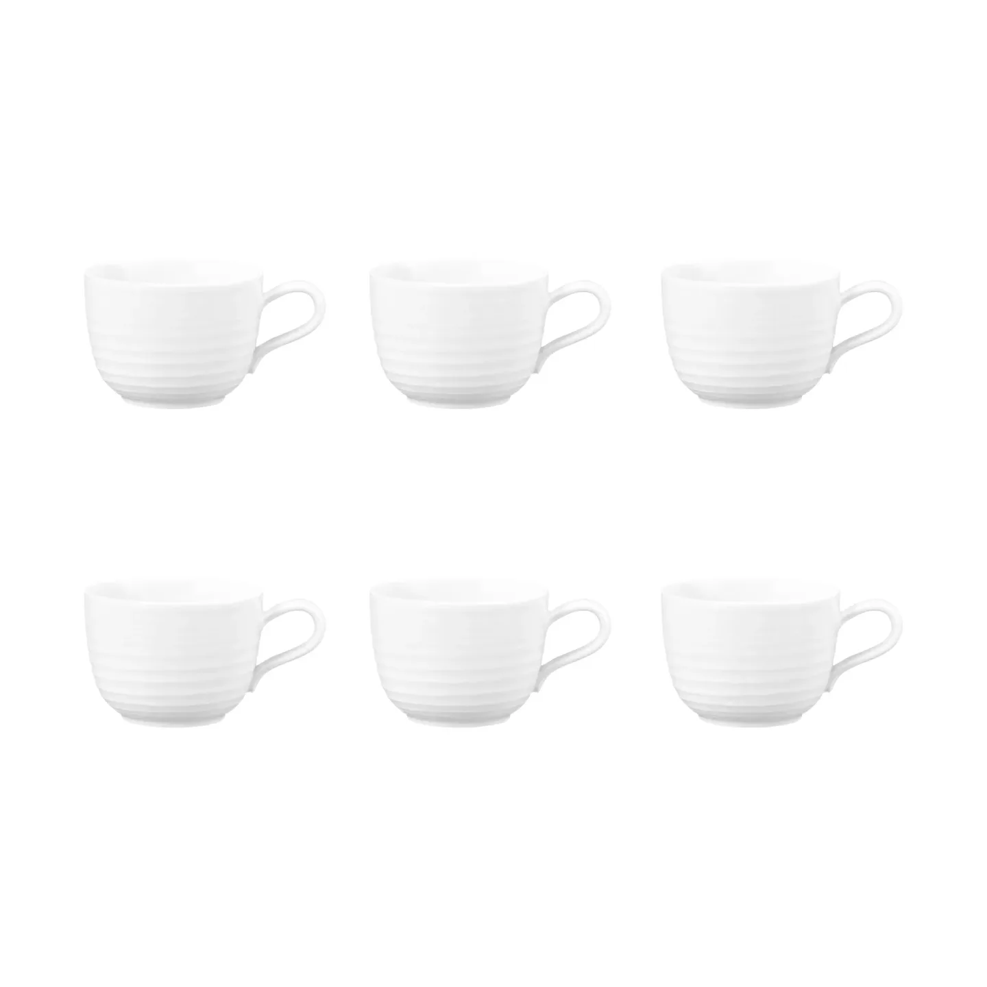 Seltmann Weiden Terra Tasse 26 cl 6er Pack Weiß