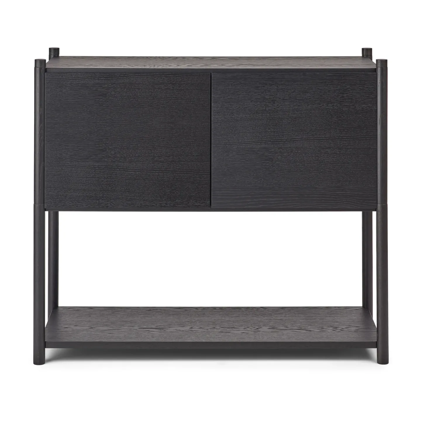 Gejst Sceene bookcase C Schwarz gebeizte Eiche