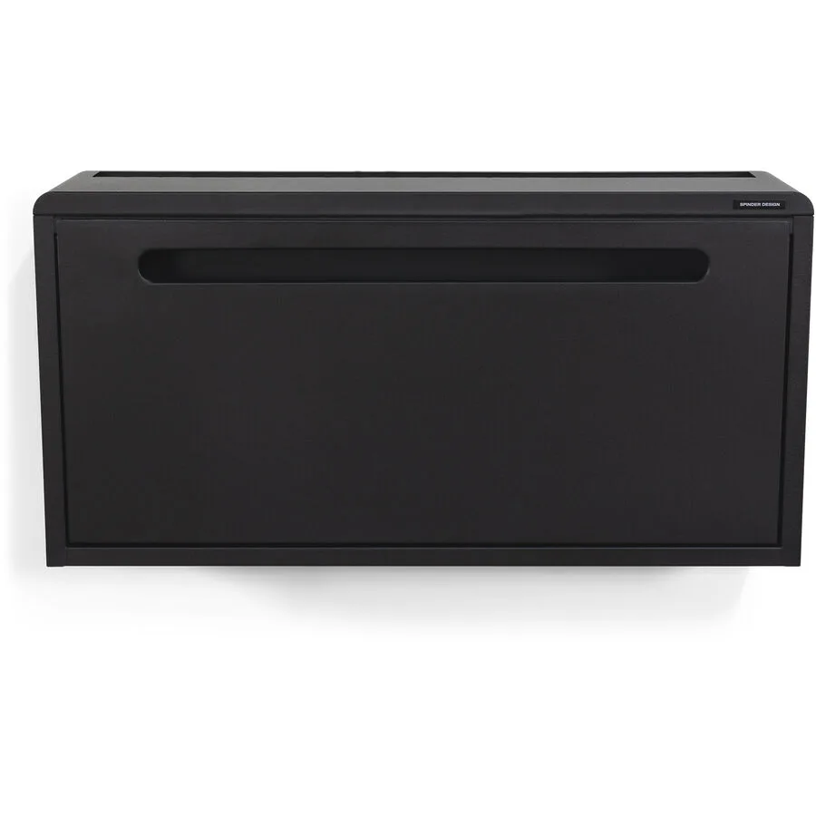 Spinder Design Schuhschrank Hesta Schwarz Stahl 75.7 cm 37.7 cm