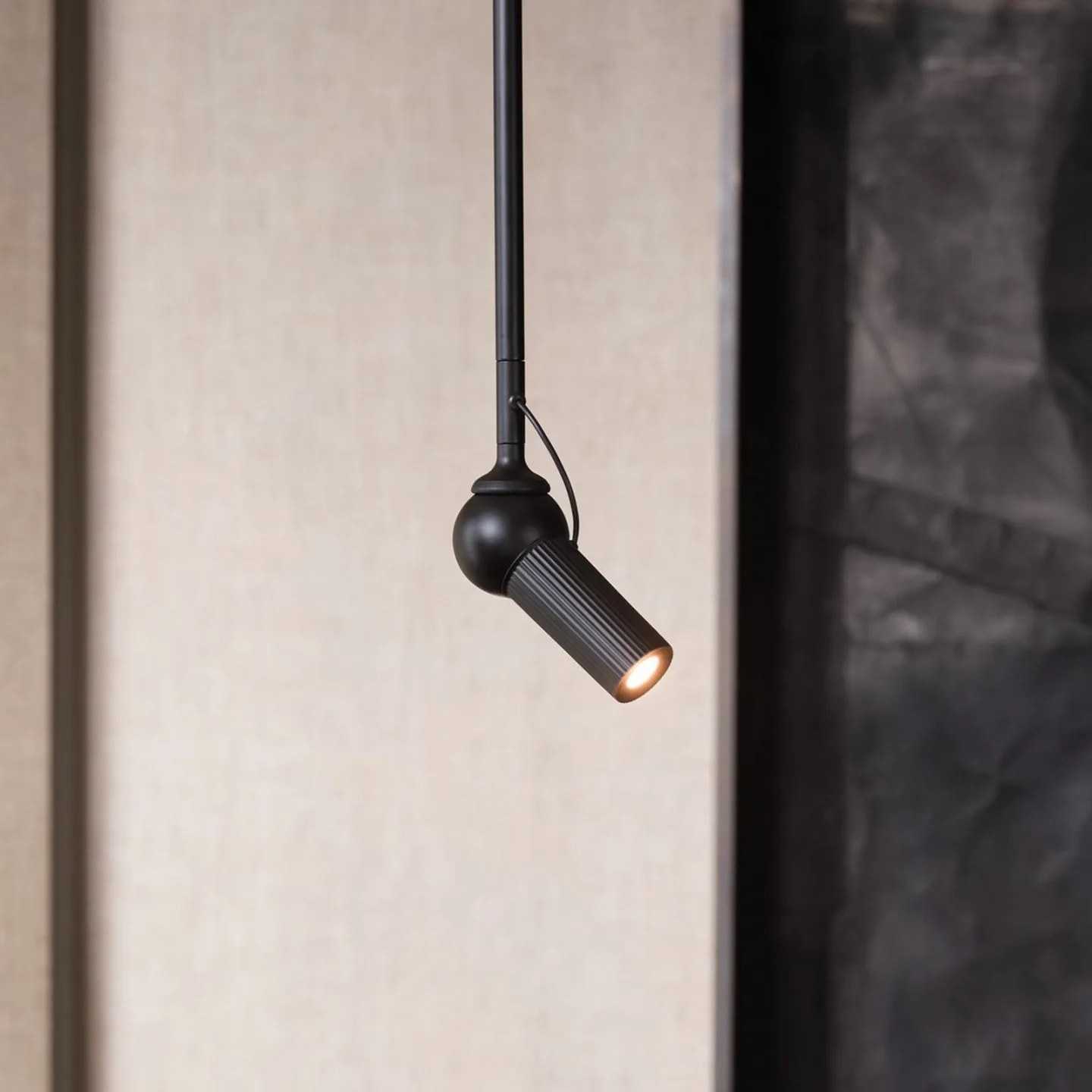 Bird Wand-/Deckenleuchte w/2 Rod H3,5+H20,5 Black - KDLN - Wohnzimmer - Metall - Einflammig