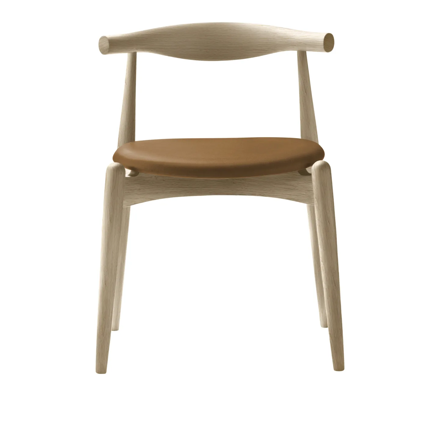 Carl Hansen - CH20, Tvålad Ek, Lädergrupp A Loke - 7050 - Matstolar - Hans J. Wegner - Träfärgad - Trä