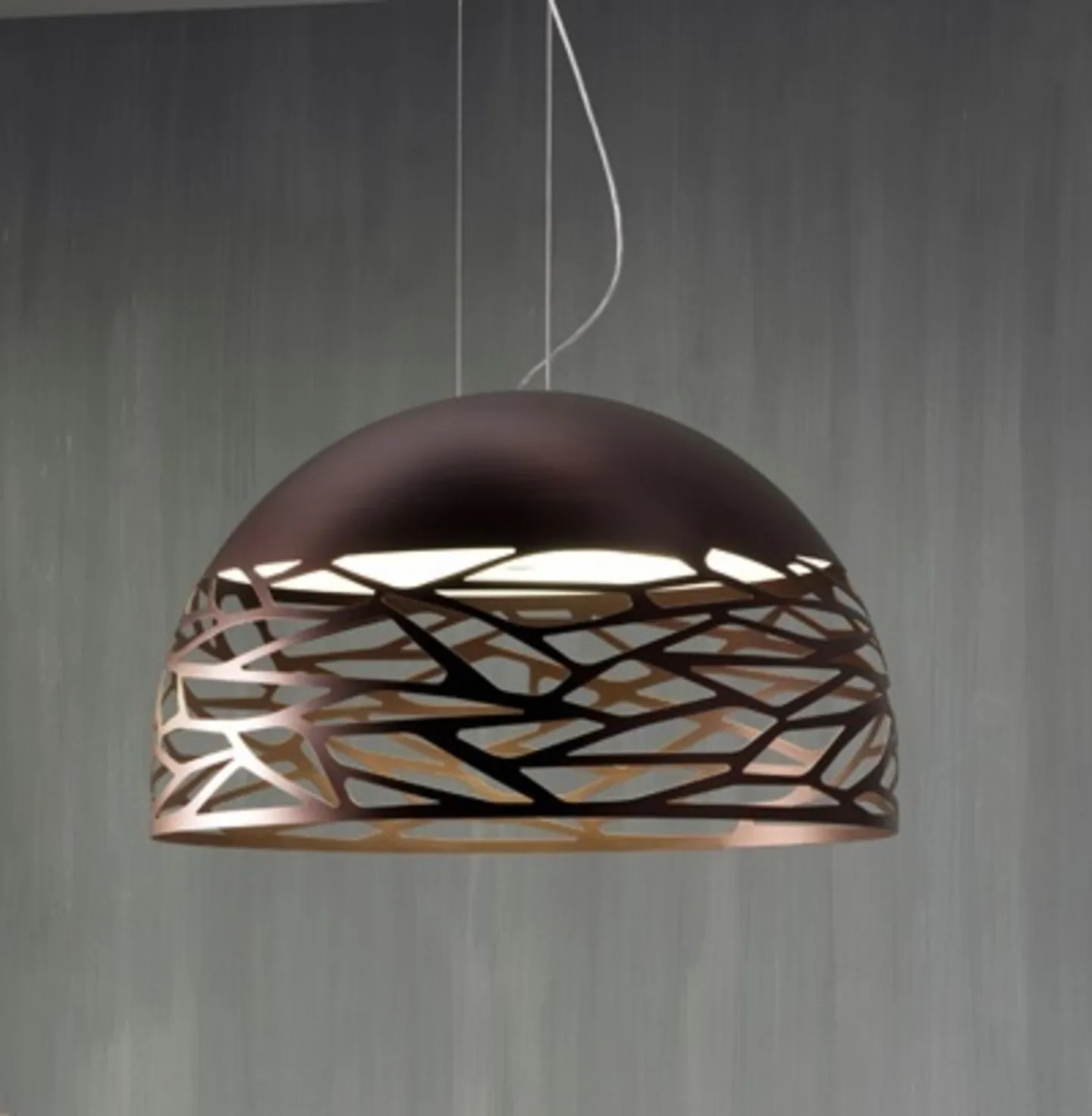 Kelly SO1 Pendelleuchte Ø50 Bronze - Lodes - Wohnzimmer - Metall