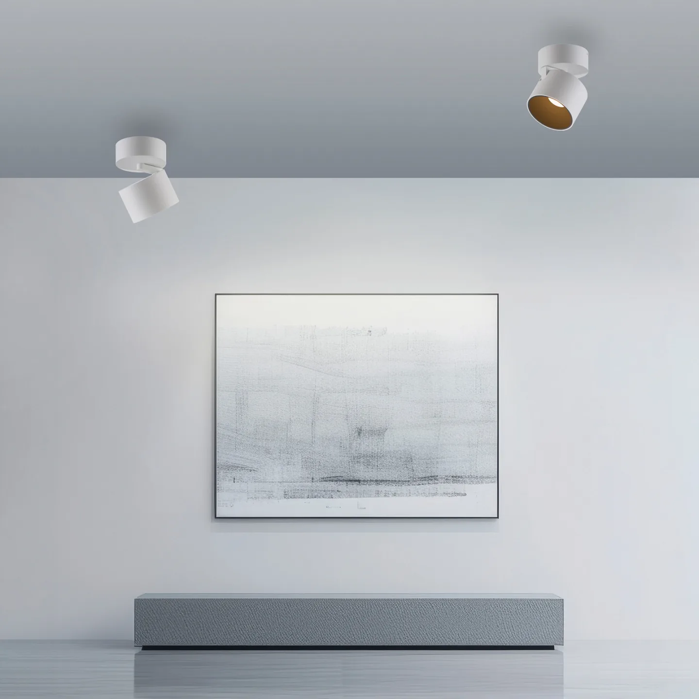 Cup LED-downlight, hvit, Ø 9,5 cm, metall – PURE - Stue - Moderne - Med en lyskilde