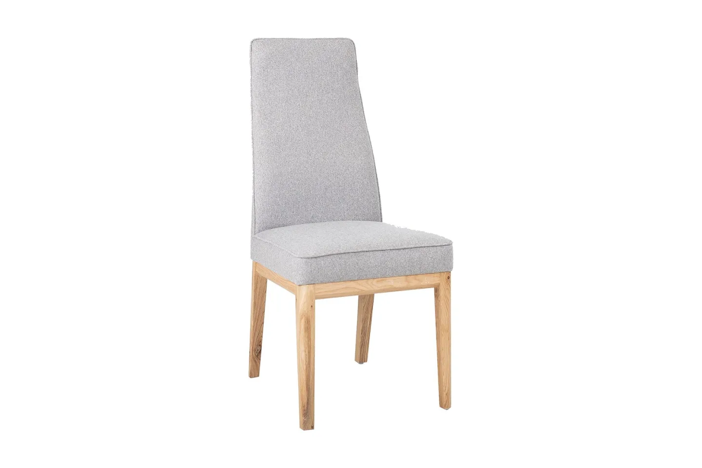 Stol PRESTON 46x585xH102cm grått tyg -