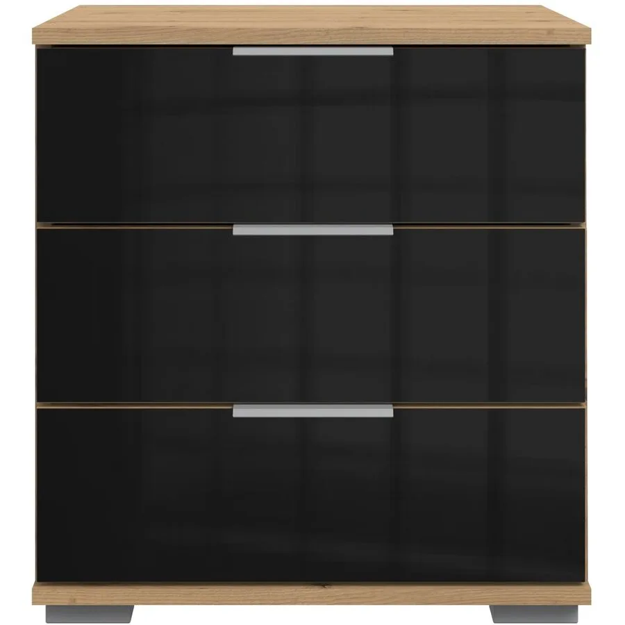 Nachttisch Peyton C schwarz Holzwerkstoff B 52 H 58 cm