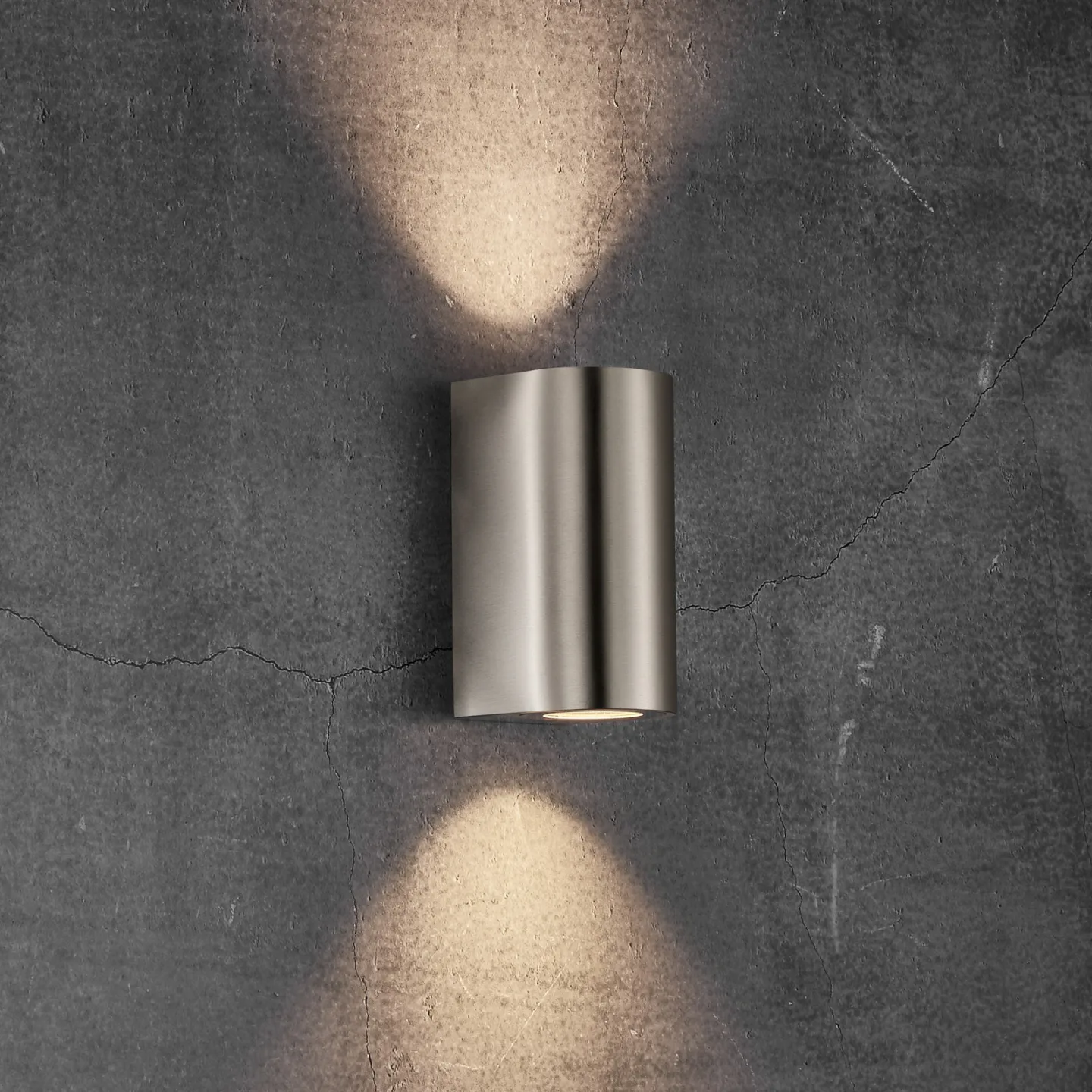 Canto Maxi 2 Wandleuchte Stainless Steel - Nordlux - Modern - Metall - Mehrflammig