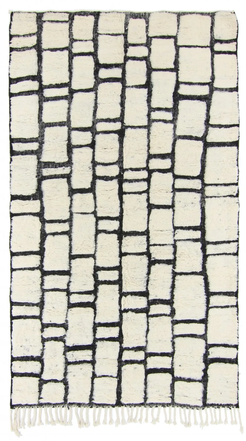 Kelim-teppe Marokkansk Beni Ourain 270 x 150 cm