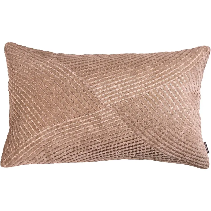 Zierkissen Abia taupe Baumwolle B 30 T 50 cm