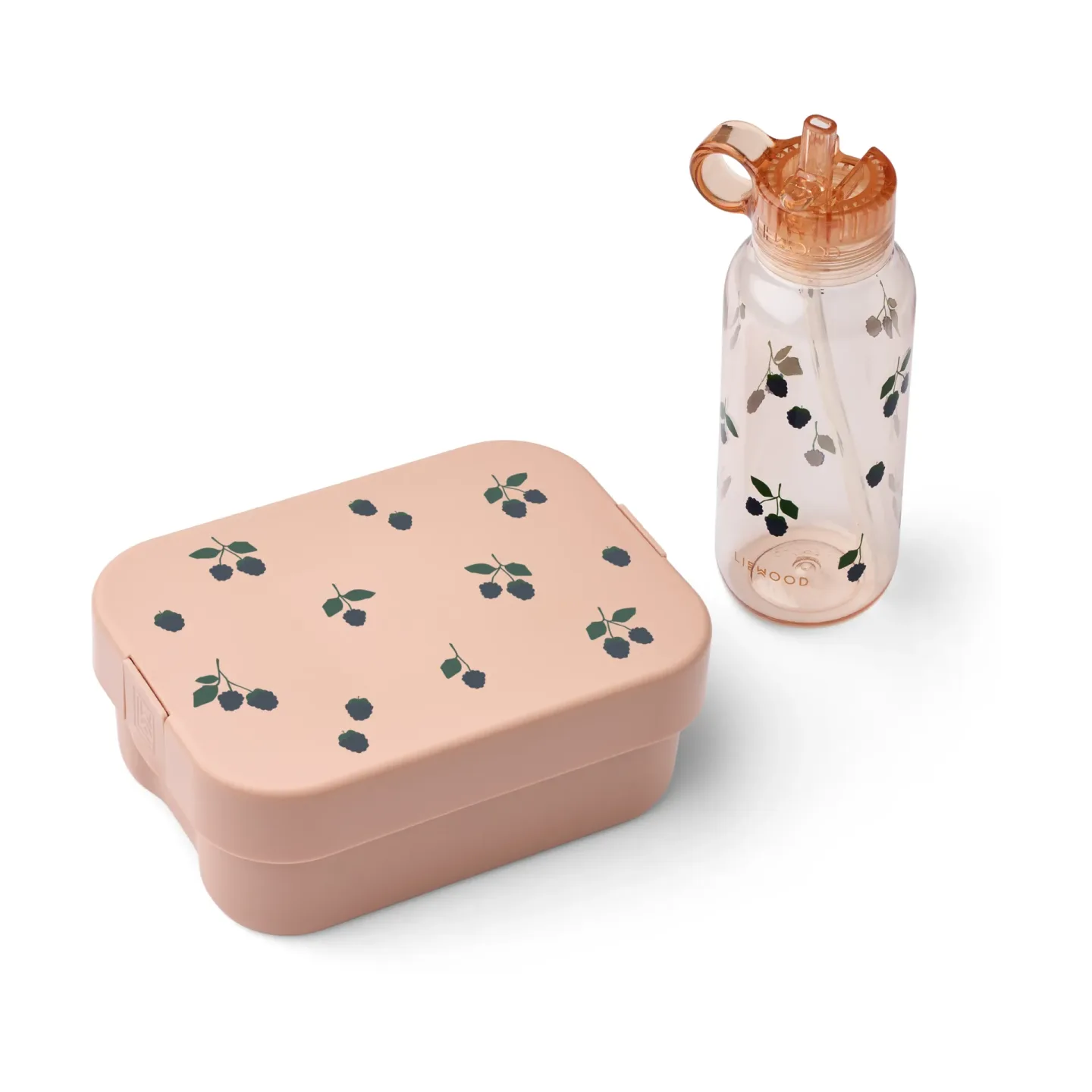Liewood Chelsey bedruckte Lunchbox Set 2-teilig Berry-Pale Tuscany