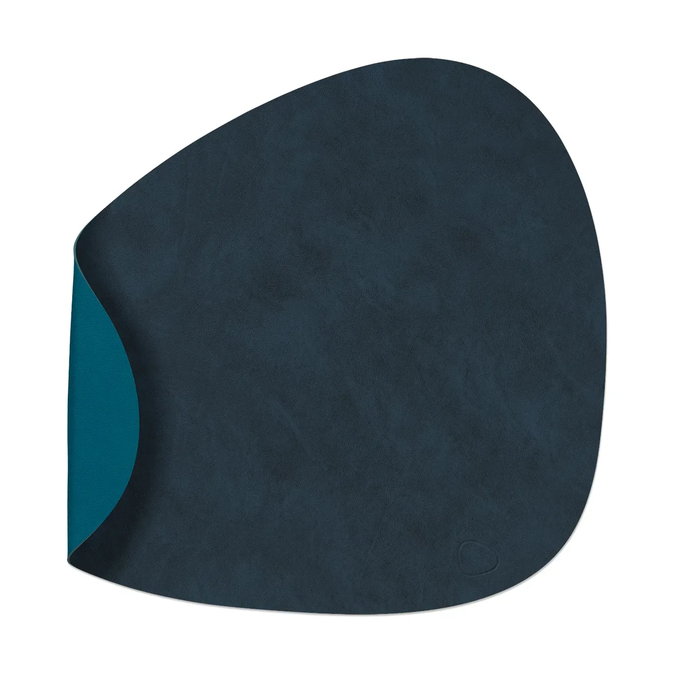 LIND DNA Nupo Platzdecke reversibel curve L 1 St. Midnight blue-petrol