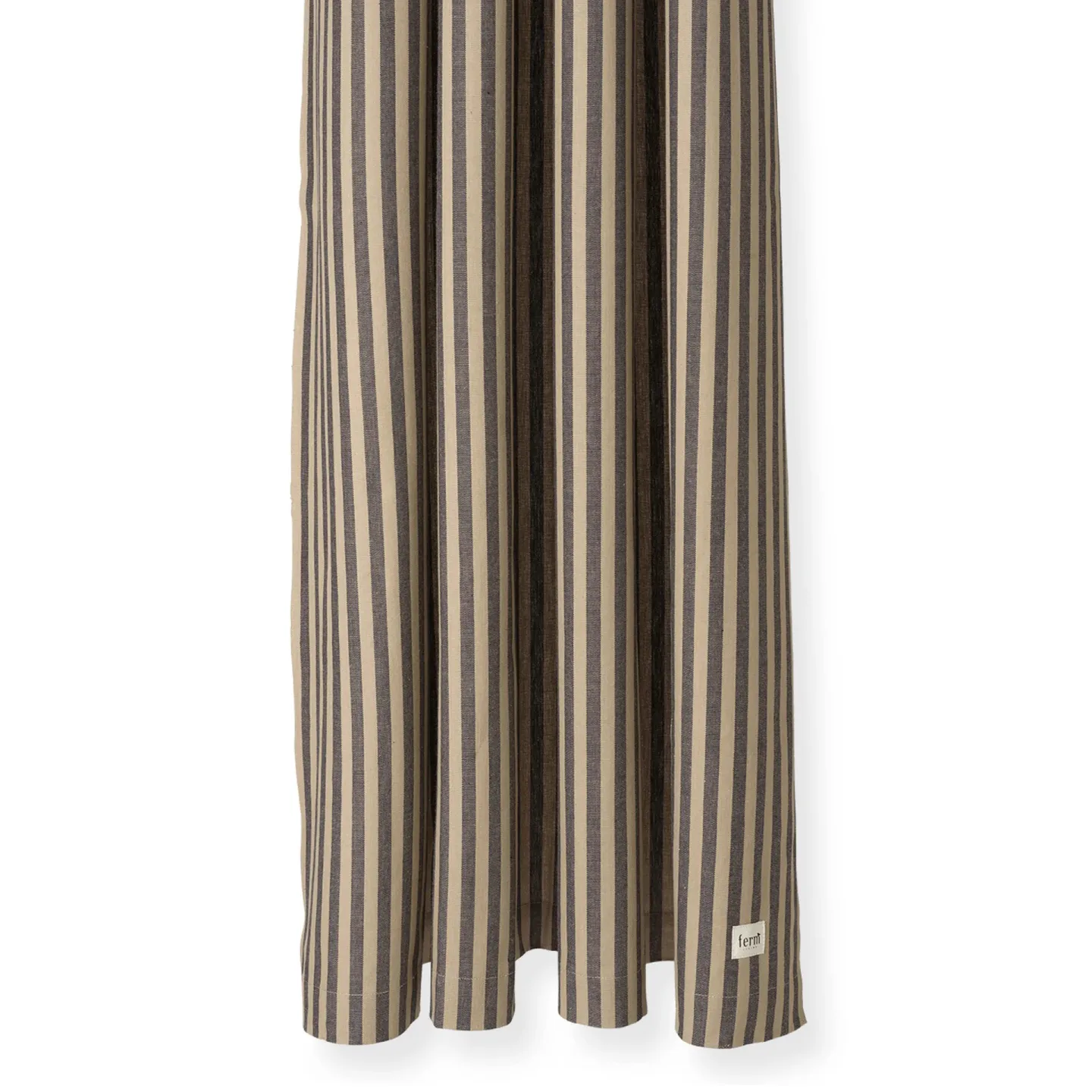 Ferm Living Chambray Duschvorhang Sand-black