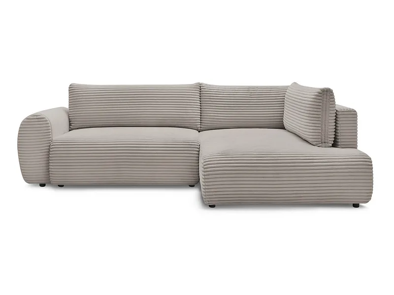 Ecksofa BOBOCHIC LUCIEN Cord-Stoff taupe