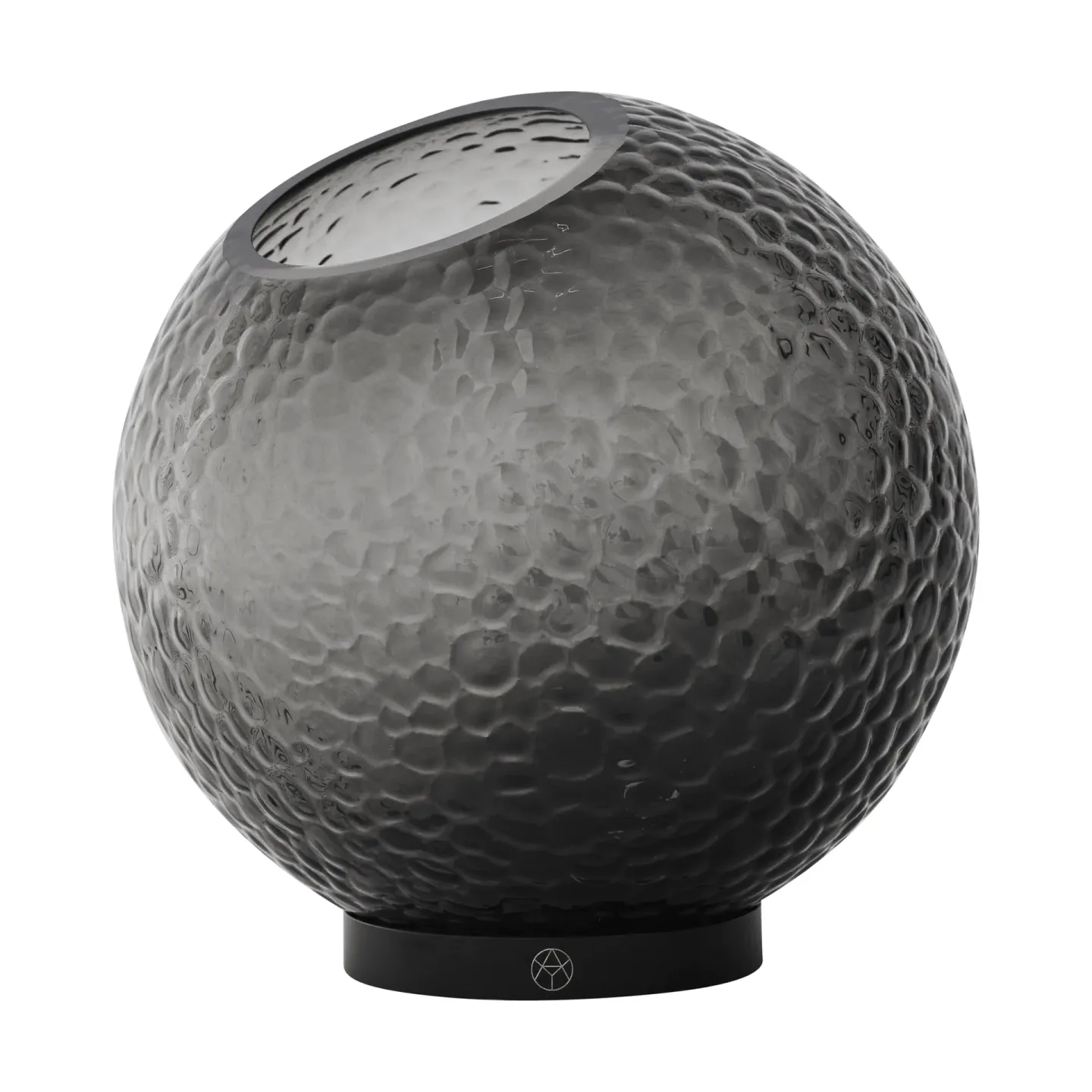 AYTM Globe bubbles Vase Ø21 cm Black
