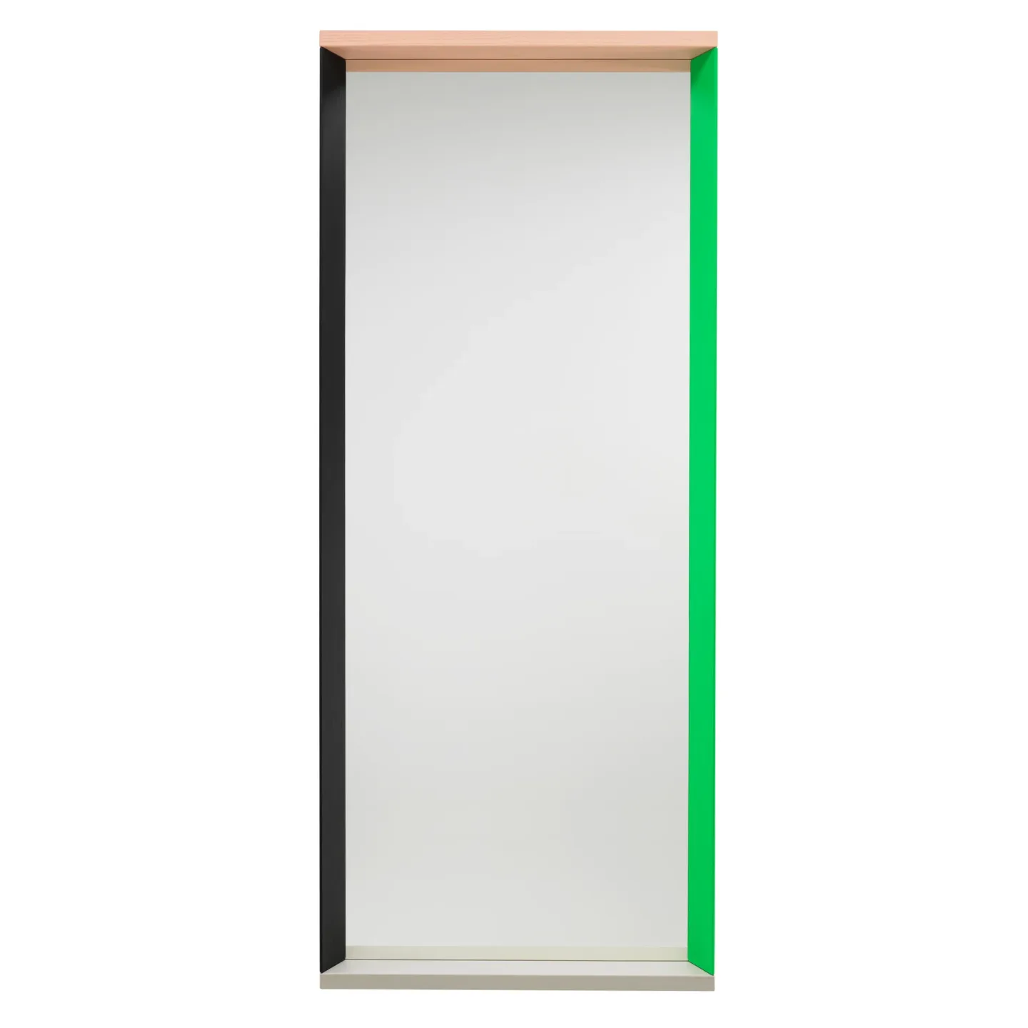 Vitra Colour Frame Mirror väggspegel large Green-pink