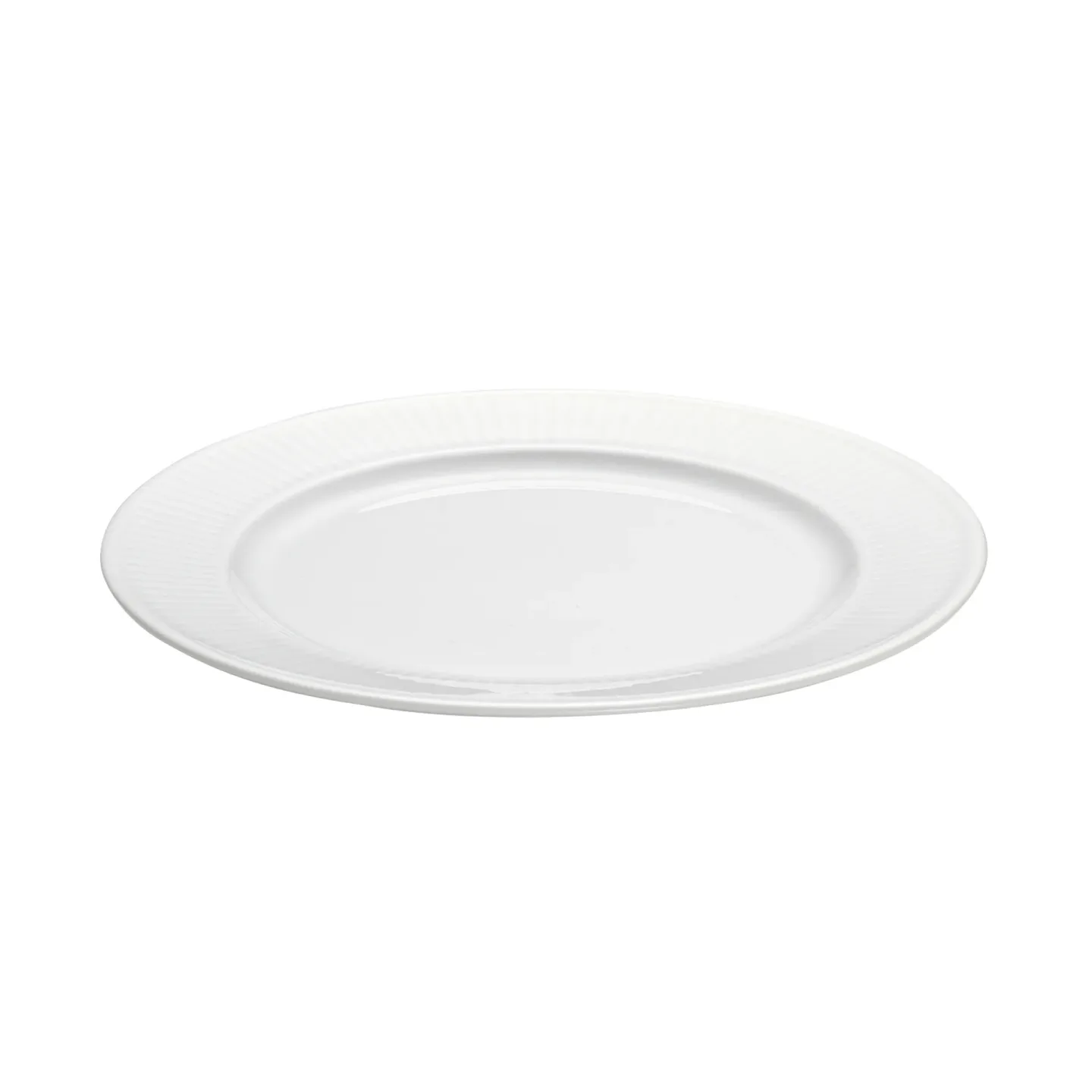 Pillivuyt Plissé tallrik Ø 20 cm Vit