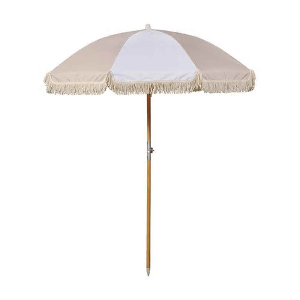 Parasoll Valletta med hållare & bärpåse – Beige