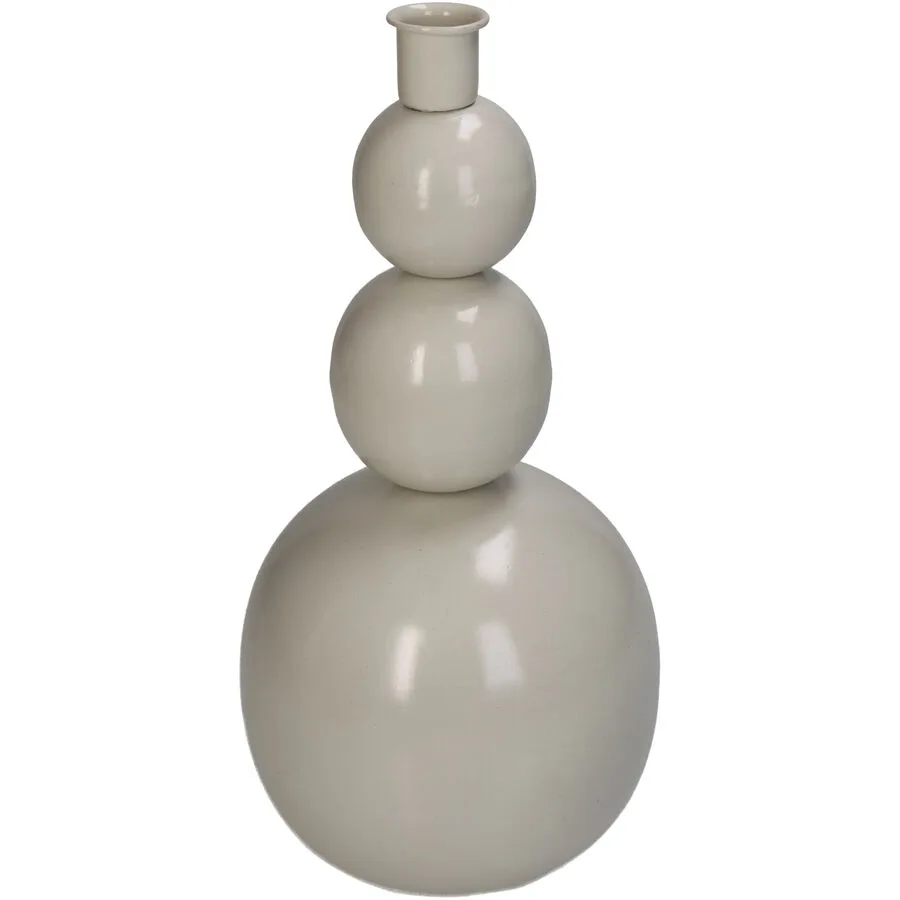 Kerzenständer Kaars elfenbein Eisen H 29.5 cm 1