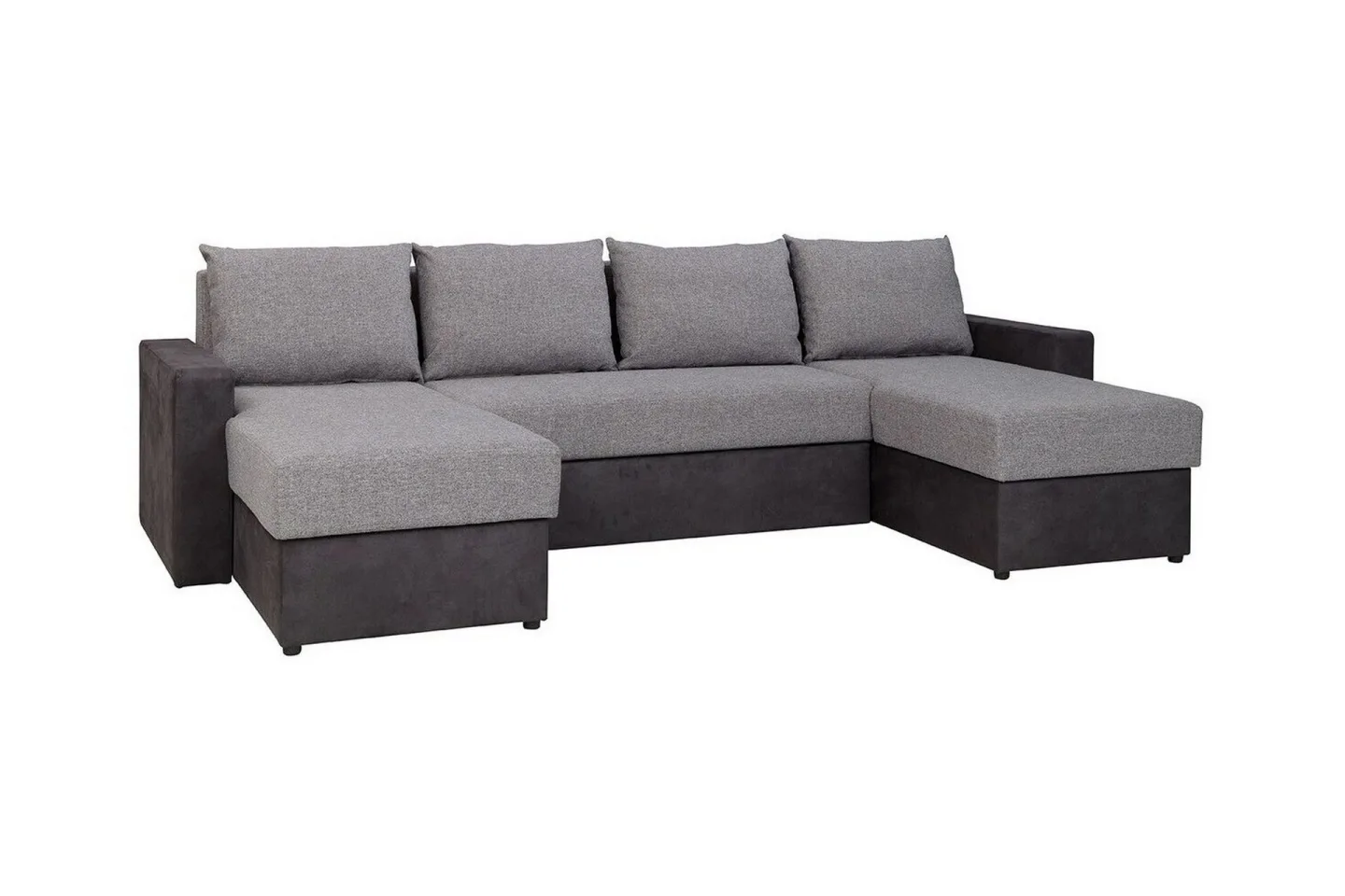 Staffin 4-sits Hörnbäddsoffa Light grey/Dark grey -