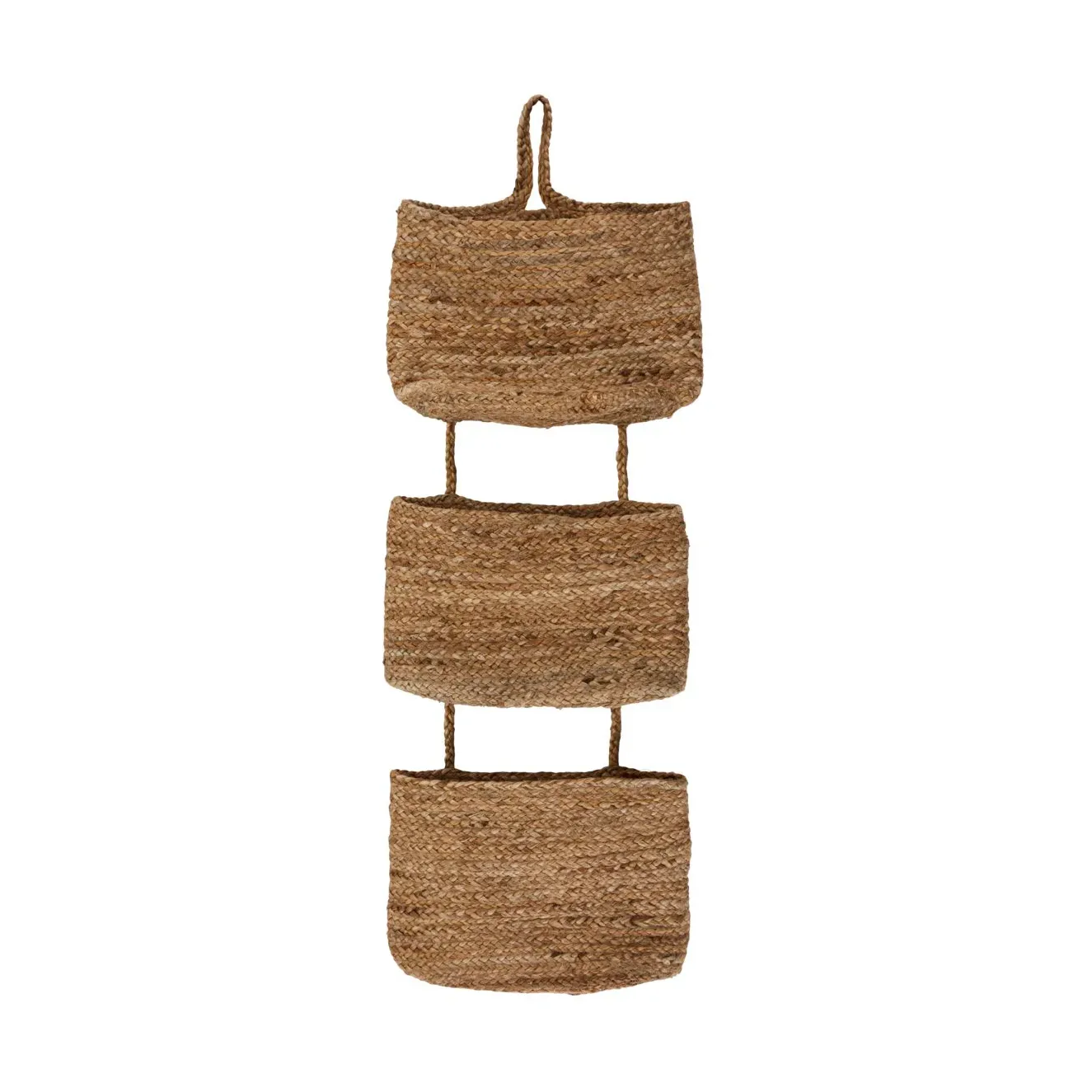 House Doctor Ramla Verwahrungskorb wandhängend 35x109 cm Natur