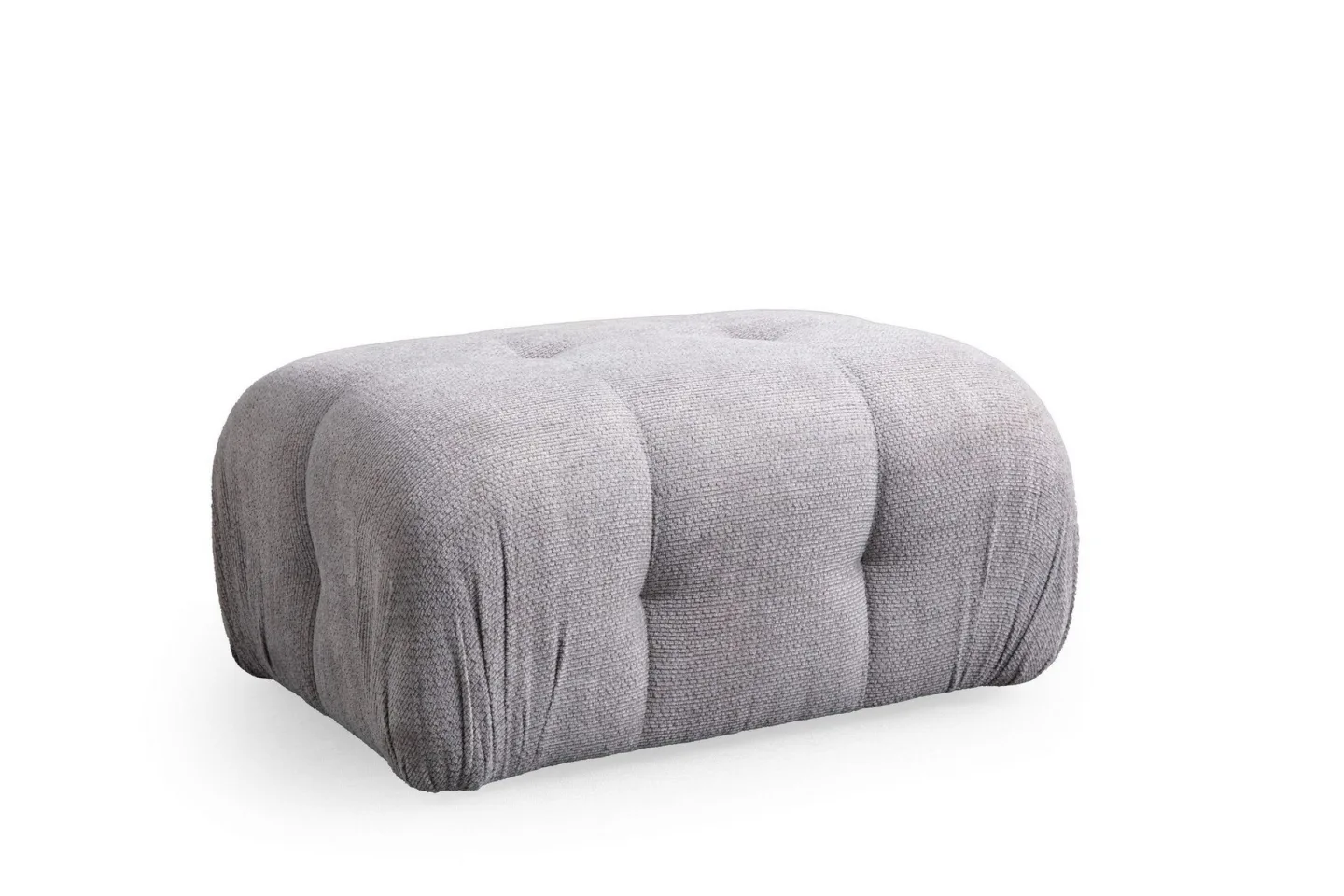 Greta Fotpall 95 cm - Ljusgrå